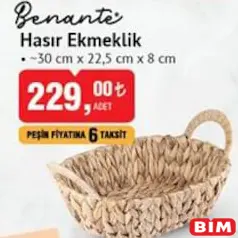 BENANTE HASIR EKMEKLİK BENANTE HASIR EKMEKLİK